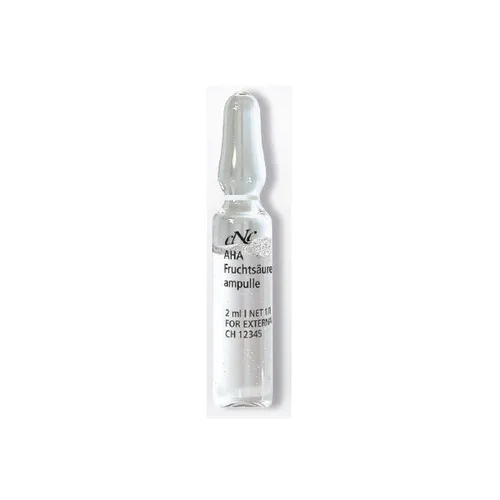 CNC Cosmetic AHA Fruchtsäureampulle - Wirkstoffampullen für strahlende Haut - Serum für reife und lichtgeschädigte Haut, optimiert den Feuchtigkeitsgehalt und glättet das Hautrelief.