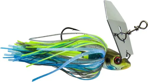 Jenzi Mini Chatter Bait Bladed Jig 5g Shiny Blue