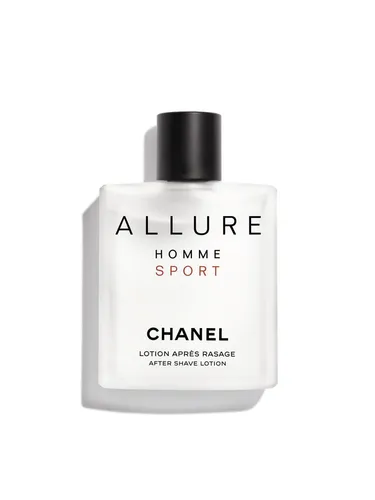 Chanel Allure Homme Sport After Shave Lotion 100 ml - Die pflegende After Shave Lotion von Allure Homme Sport sorgt für Geschmeidigkeit und langanhaltende Feuchtigkeit. Ideal für die tägliche Rasurpflege und um Irritationen zu reduzieren, verleiht sie ein angenehmes Dufterlebnis.