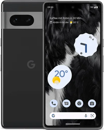 Google Pixel 7 128GB 5G Obsidian Smartphone - Handy ohne Vertrag mit 50 MP Dual-Kamera für beeindruckende 4K-Fotos und Videos. Der leistungsstarke Google Tensor Prozessor sorgt für schnelle Leistung und der intelligente Akku hält bis zu 72 Stunden.