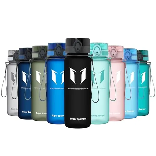 Super Sparrow Trinkflasche 750ml - BPA-frei und leicht - Die perfekte Sportflasche für Fitness und Outdoor-Aktivitäten. Hergestellt aus hochwertigem, BPA-freiem Tritan, ist sie langlebig, leicht und umweltfreundlich. Ideal für jeden Tag!