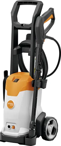 STIHL Hochdruckreiniger RE 90 - Leistungsstarker 130 bar für Haus und Garten - Hochdruckreiniger für effektive Reinigung von Terrassen, Gartenmöbeln und Fahrzeugen. Kompakt, leicht und mit praktischem Zubehör für mühelosen Einsatz.