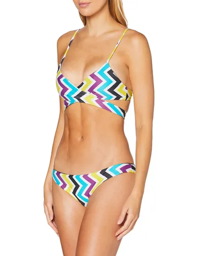 ARENA Damen Bikini Set Triangel Wendbarer Allover, Badeanzug Multi D-36, EU-38