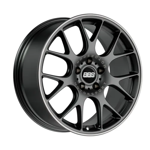 BBS CH-R 8,5X19 5/112 ET40 schwarz matt - Sportliche Alufelge für VW, Farbe: Schwarz matt, maximale Traglast: 720 kg, ideal für Motorsport-Enthusiasten.