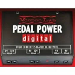 Voodoo Lab Pedal Power Digital - Hochwertige Stromversorgung für bis zu 6 digitale Pedale mit isolierten Ausgängen. Ideal für professionelle Musiker, sorgt für klare Klänge ohne Störgeräusche.