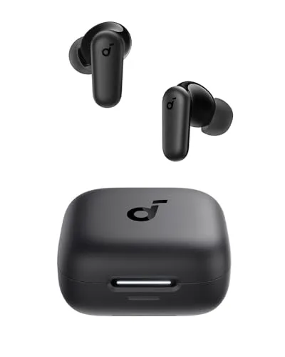 soundcore P30i by Anker - Noise Cancelling Earbuds - In-Ear-Kopfhörer mit aktiver Geräuschunterdrückung und Bluetooth-Mehrpunktverbindung für ungestörten Musikgenuss und klare Anrufe, ideal für unterwegs.