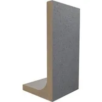 EHL L-Stein unbewehrt Grau 80 cm x 40 cm x 40 cm - Einfassungen, Stufen & Mauersysteme – Ideal zum Begrenzen von Rasen- und Terrassenflächen, bietet Stabilität und eine ansprechende Optik für Ihren Garten.