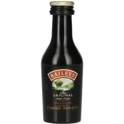 Baileys Original Irish Cream Miniatur, 0.05l - Likör & Kräuterschnaps, der beliebteste Irish Cream-Likör weltweit, perfekt zum Genießen pur, auf Eis oder in Kaffee.