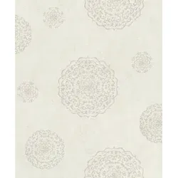 3,15 €/qm / Rasch Tapete Rock n Rolle 540550 Mandala Orientalisch Weiß