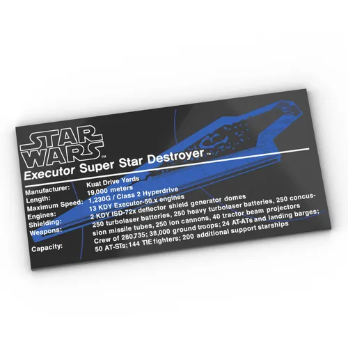 Lego Star Wars 10221 Super Star Destroyer - Detailgetreues Modell des Super-Sternenzerstörers mit 3152 Teilen. Ideal für Star Wars-Fans und Sammler. Fördert kreatives Bauen und Spielspaß.