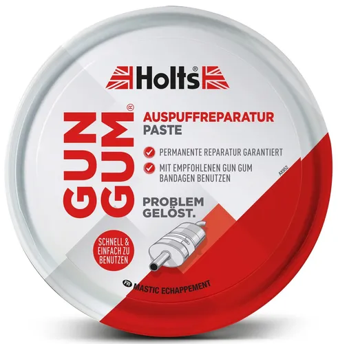 Holts Gun Gum Auspuff Reparatur Paste 200 g gasdicht Dichtmasse asbestfrei