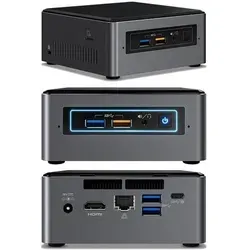 Intel NUC7i3BNHXF - Kompakter Barebones PC mit Intel i3-7100U - Barebones-PC mit Intel i3-7100U, 4GB RAM und 1TB HDD. Ideal für POS, Digital Signage oder als unauffälliger Büro-Rechner mit 4K-Unterstützung und personalisierbarem Design.