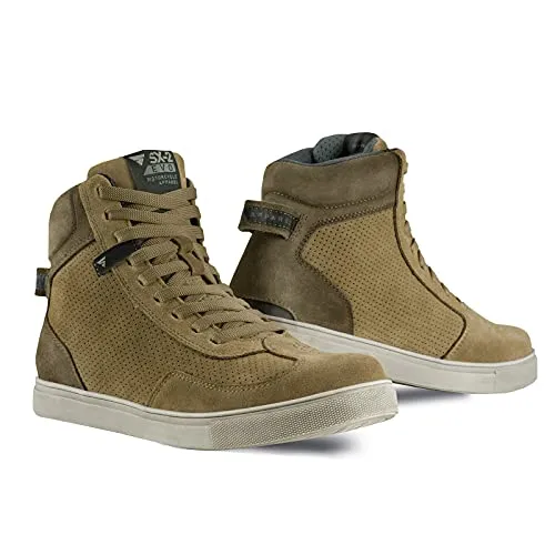 SHIMA SX-2 EVO Motorradschuhe für Herren - Atmungsaktive Biker Stiefel mit Knöchelstütze - Motorradstiefel mit verstärkter Ferse und rutschfester Sohle, bieten optimalen Schutz und Komfort für lange Fahrten.