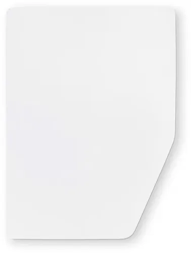 Walra Jersey Spannbettuch, rechte ecke, weiß, 160x210cm