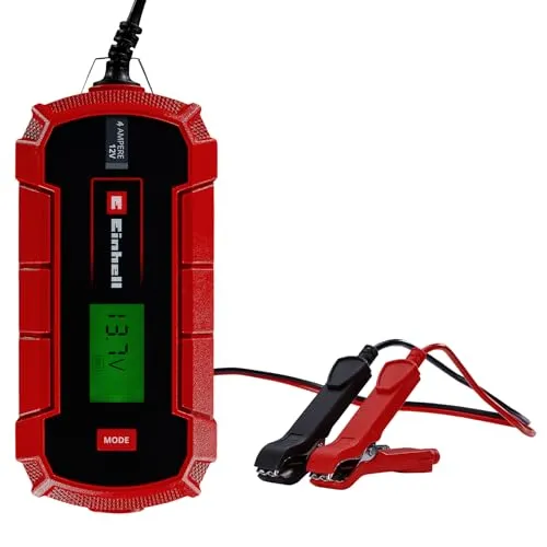 Einhell Batterie-Ladegerät CE-BC 4 M - Intelligentes Mikroprozessorgesteuertes Ladegerät, für Gel-, AGM- und Bleisäure-Batterien bis 4 Ampere