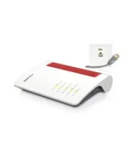 AVM Fritz!Box 7690 - Modem Router Wi-Fi 7 Dual Band bis 7.000 Mbit/s, ideal für FTTC VDSL und Glasfaser mit ONT, Zigbee und Mesh-Funktion