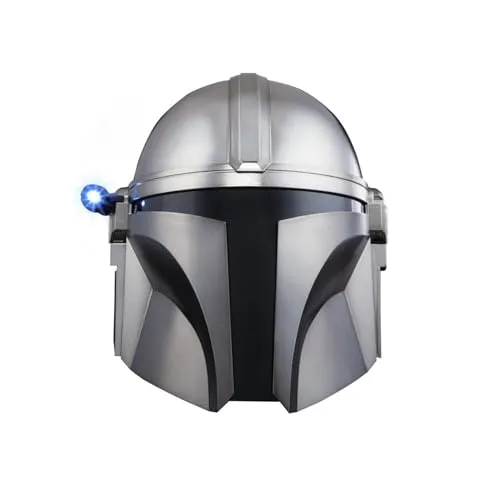 Star Wars The Black Series - Mandalorian Helmet - Kostüme mit realistischem Design, inklusive abnehmbarer taktischer Beleuchtung und Innenlichter, ideal für Star Wars Fans und Rollenspiele.