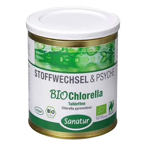 Biochlorella Sanatur Tabletten 400 g - Natürliche Energiequelle - Algen, reich an Vitamin B12, Folsäure und Eisen, unterstützen den Energiestoffwechsel und stärken das Immunsystem. Ideal für Vitalität und Wohlbefinden.