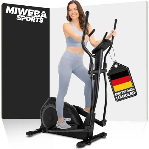 Crosstrainer MC500 - Effizientes Ganzkörpertraining für Zuhause - Crosstrainer mit großem LCD-Display und Pulsmessung, ideal für Einsteiger und Fortgeschrittene. Leiser Betrieb dank Magnetbremssystem und flexible Nutzung ohne Stromanschluss.