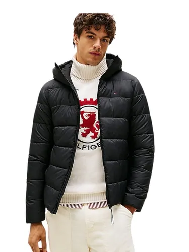 Tommy Hilfiger MID WEIGHT HOODED JACKET - Winterjacke für Herren - Die Steppjacke »MID WEIGHT HOODED JACKET« von Tommy Hilfiger bietet Komfort und Stil für kühle Tage. Pflegeleichtes Material und praktische Taschen machen sie zum idealen Begleiter für jeden Anlass.