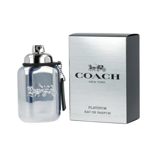 Coach Platinum Eau de Parfum Spray (60 ml) - Herren Parfum mit einem einzigartigen Duftprofil, das frische und würzige Noten vereint – ideal für den modernen Mann von heute.