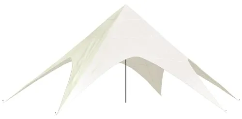 CLP Sternzelt 12 Meter Durchmesser | XXL-Party-Zelt mit Wasserdichter PU-Beschichtung - Pavillons für alle Anlässe: Ideal für Gartenpartys, Hochzeiten und mehr, mit 40 m² Platz und einfacher Montage in nur 15 Minuten.