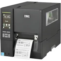 TSC MH241 – Industrie-Etikettendrucker Ethernet (LAN), USB, RS-232 (Seriell), USB Host / 203 dpi / mit Abrisskante, verstellbarer Sensor, Touchscreen MH241T-A001-0302