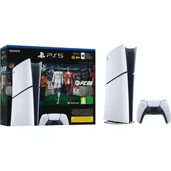 Sony PlayStation 5 Slim Digital Edition + EA Sports FC 26 - Erlebe Gaming neu mit der PS5 Slim Digital Edition. Dank ultraschneller SSD, haptischem Feedback und 3D-Audio wirst du in Spiele eintauchen wie nie zuvor. Inklusive EA Sports FC 26 Voucher!