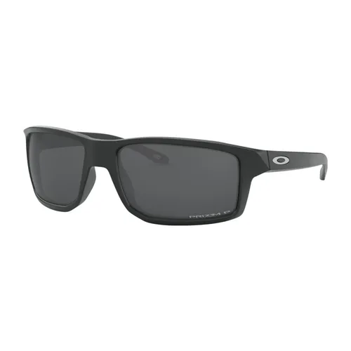 Oakley Gibston Matte Black / Prizm Black Polarized Sportbrille - Sportbrille mit modernem High-Wrap-Design für optimalen Schutz und Komfort. Ideal für aktive Sportler, die Wert auf Sichtverbesserung durch Prizm-Gläser legen.