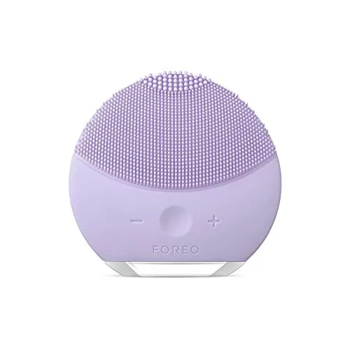 Foreo Luna Mini 2 Plus - Lila Gesichtsreinigungsbürste - Gesichtspflegegerät für alle Hauttypen mit 8 einstellbaren Intensitäten und reisefreundlichem Design. Ideal zur Bekämpfung von Akne und Mitessern.