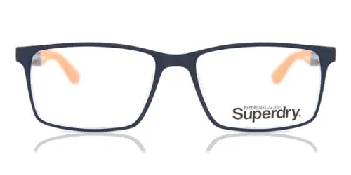 Superdry SDO BENDOSPORT 105 Unisex Brille, marineblau - Verschreibungspflichtige Brillenfassung für Herren, stylisches Design in Marineblau aus robustem Kunststoff für maximalen Tragekomfort.