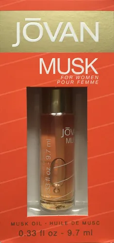 JOVAN MUSK For Women - 9,7 ml Parfumöl - Damenparfumöl mit verführerischem Musk-Duft, ideal für den täglichen Gebrauch oder besondere Anlässe. Erleben Sie langanhaltende Frische und Eleganz.