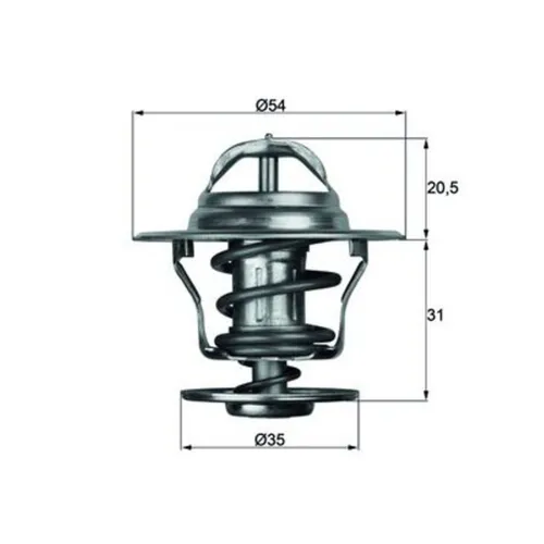Mahle Thermostat, Kühlmittel BEHR TX 13 87D