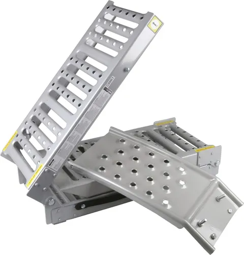 Unitec Auffahrrampe klappbar 200x25cm - 2 Stück - Transportgeräte & Rampen, praktische klappbare Rampen für einfachen Zugang und Transport von Fahrzeugen oder Geräten.