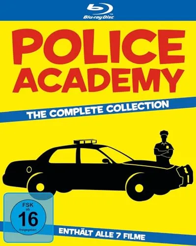 Police Academy BOX 1-7 - Die komplette Sammlung - Filme: Komödie und Krimi in einer exklusiven Blu-ray Box, ideal für Fans der Kultreihe und perfekt zum Schenken.