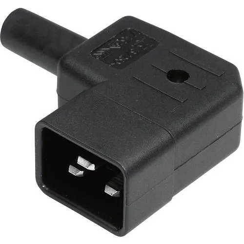 Martin Kaiser 745/sw/C Kaltgeräte-Steckverbinder 745 Stecker, gewinkelt Gesamtpolzahl: 2 + PE 16 A Schwarz 1 St.