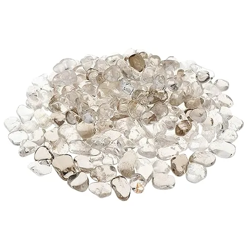 NKlaus 900g Bergkristall 15-25 mm Heilsteine Rock Crystal transparente Varietät Stein 14680