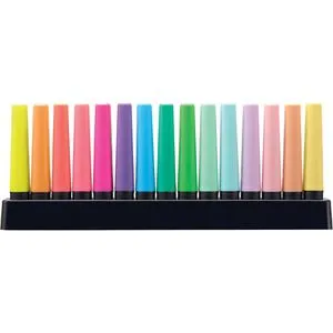 Stabilo Textmarker Boss Original, 15 Stück, Strichbreite 2 - 5mm, Tischset, farbig sortiert