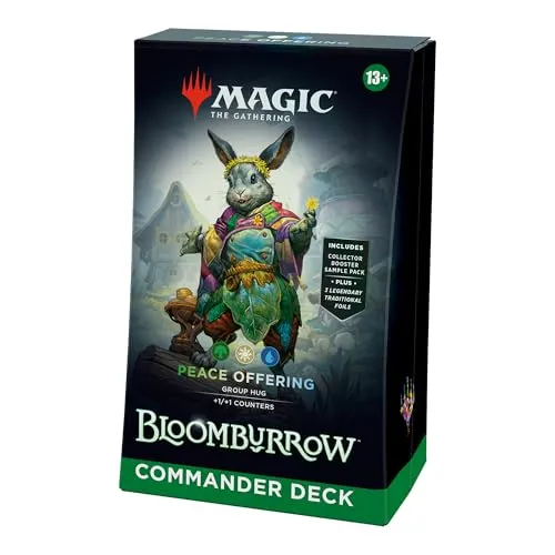 Magic: The Gathering Bloomburrow-Commander-Deck – Friedensangebot (Deck mit 100 Karten, Sammler-Booster-Probepackung mit 2 Karten + Zubehör) (English Version)