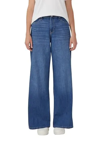 s.Oliver Schlagjeans SURI mit Stretch-Anteil blau 38 - Jeans mit Stretch-Anteil für optimalen Tragekomfort, ideal für lässige Outfits und perfekte Passform. Pflegeleicht und in modischer MID BLUE Farbe.