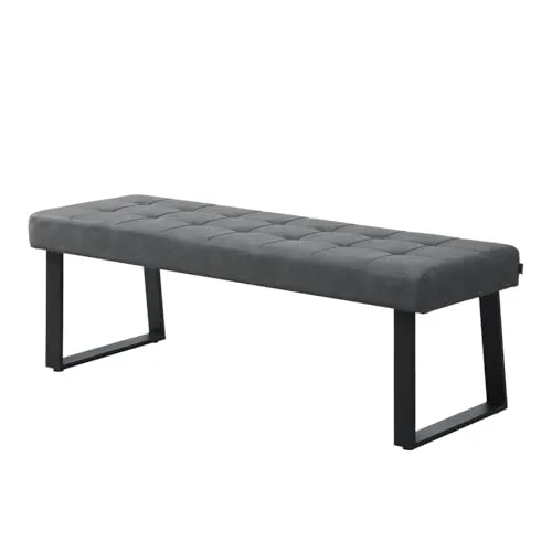 B&D home Essbank SIGFRID (1-St) – Gepolstert mit Rückenlehne - Moderne Küchenbank mit gepolsterter Rückenlehne und elegantem Kufengestell. Ideal für gemütliche Essbereiche, bietet Komfort und stilvolles Design für Ihr Zuhause.