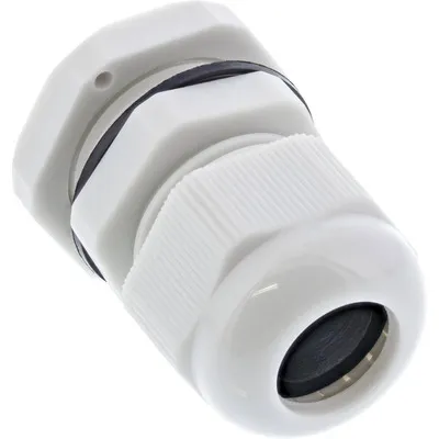 InLine Kabeldurchführung PG 9 Nylon IP68 4-8mm, grau, 10 Stück, Grau, 63 g, 80 mm, 120 mm, 25 mm, 73 g