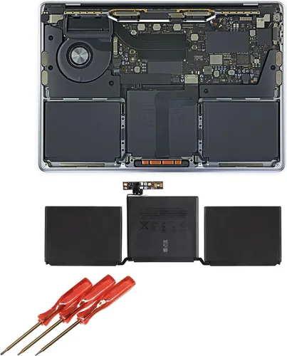 TRADEBIT Akku Ersatz kompatibel für Apple Macbook Pro 13 A2159 A2338 M1 2019 - Li-Ion - 5103 mAh - A2171