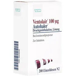 VENTOLAIR 100 μg 200 Hub Autoh.Dosieraerosol 200 Sp