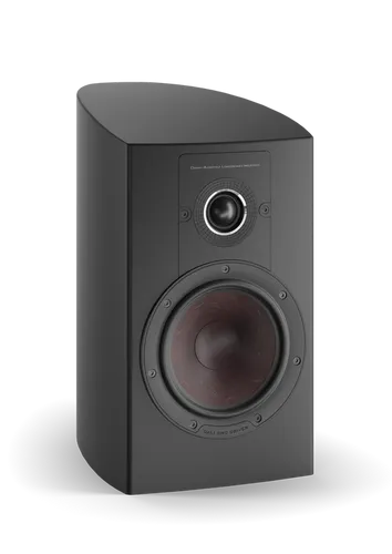 DALI EPICON 2 Schwarz Satin - Premium Regallautsprecher - Lautsprecher & Subwoofer, Verkabelte Verbindung für höchste Klangqualität, ideal für anspruchsvolle Musikliebhaber
