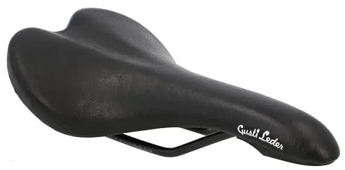 Gusti Fahrradsattel Leder - Geraint T. Weicher Ledersattel für Rennräder - Erleben Sie optimalen Sitzkomfort mit diesem handgefertigten Ledersattel. Die ergonomische Form passt sich Ihrem Körper an und sorgt für ein angenehmes Fahrgefühl auf langen Strecken. Ideal für stilvolle Fahrradtouren.