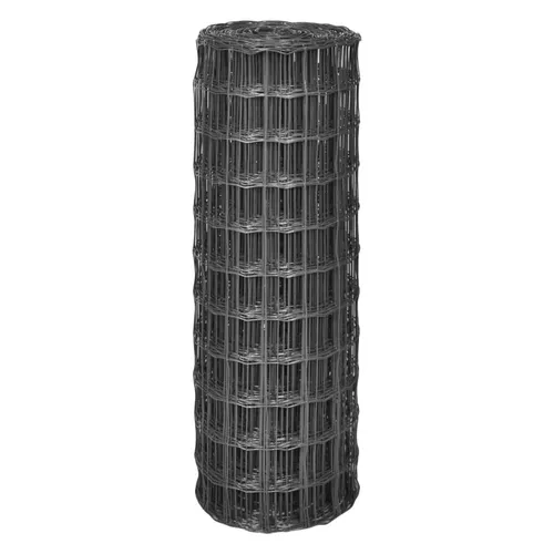 vidaXL Maschendrahtzaun 25x1,2 m - Hochwertiger Gartenzaun - Dekorative Zäune: Robuster Euro-Zaun mit 2,2 mm PVC-Beschichtung für Rostschutz und UV-Schutz, ideal für Garten, Landwirtschaft oder als Schutzumzäunung.