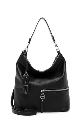 Tamaris Beutel TAS Nele 32802 Damen Handtaschen - Damen-Henkeltaschen mit elegantem geometrischem Muster, praktischer Zipper für schnellen Zugriff und ideal für den Alltag. Maße: 37 x 32 x 5 cm.