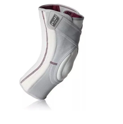 Push care Kniebandage grau/aubergine Gr.1 - Medizinische Verbrauchsmaterialien für Knie, bietet optimale Stabilität und Komfort für verletzte oder geschwächte Knie.