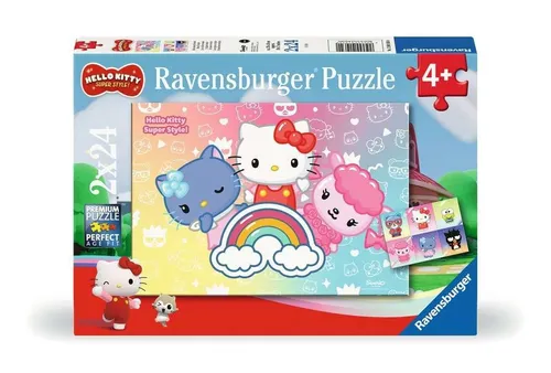 Puzzle 2x24 pieces Hello Kitty Ravensburger Polska 4005555010340